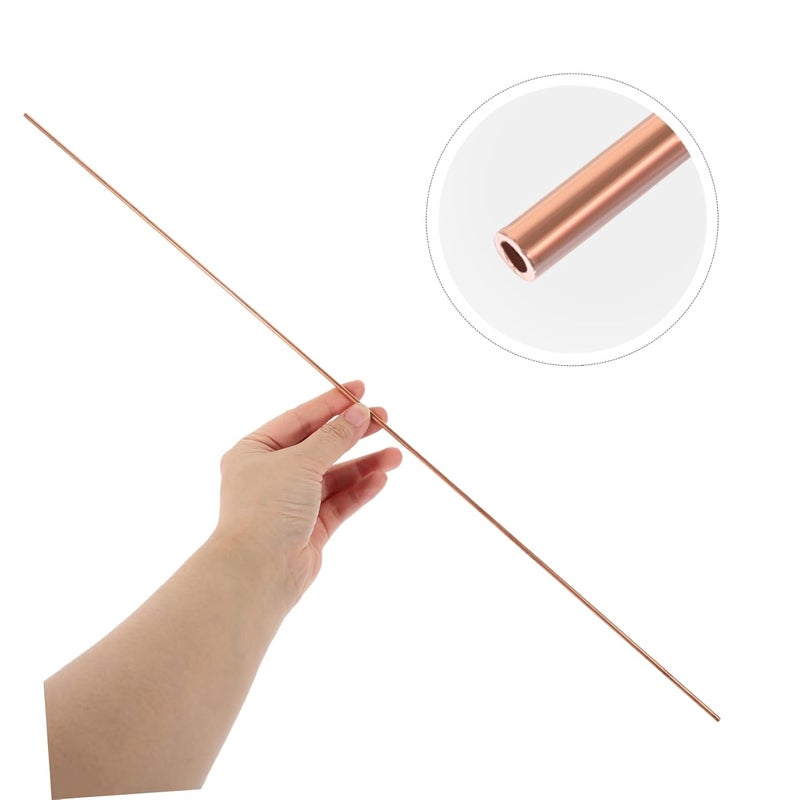 Unomor 5 Sets Copper Tubes Rods For Crafting DIY Projects Smooth Surface Metal Tubing - Image 3